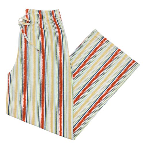 Pantalón de pijama en multicolor con diseño rayado para mujer