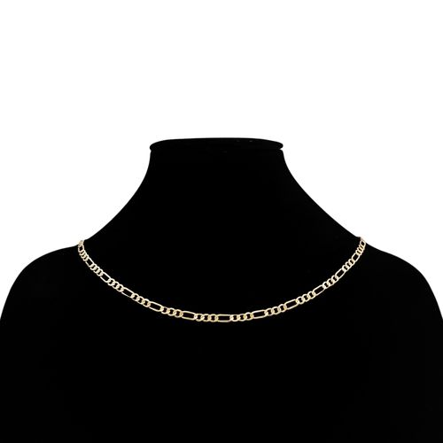 Cadena color dorado con diseño de eslabones pequeños unisex