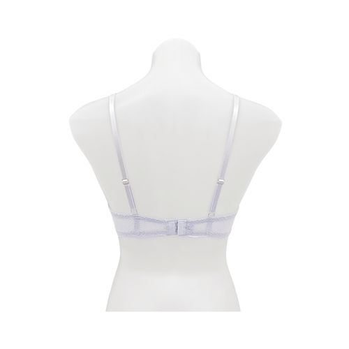 Brasier color lila con detalle de encaje para mujer