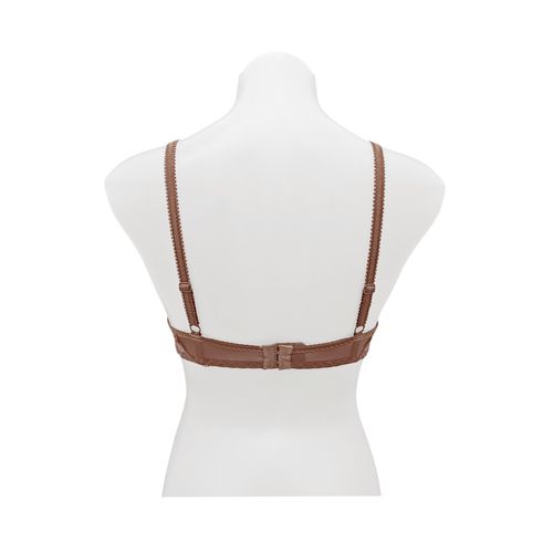 Brassier color café con push up para mujer