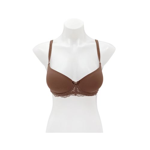 Brassier color café con push up para mujer