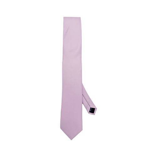 Corbata color lila clásica lisa para hombre