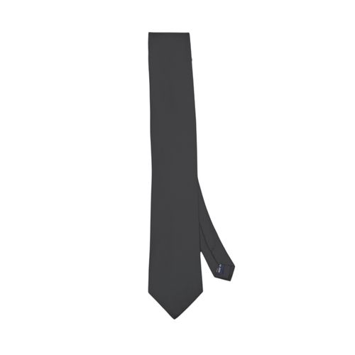Corbata color negro clásica lisa para hombre