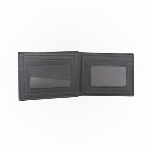 Billetera bifold en color negro para hombre
