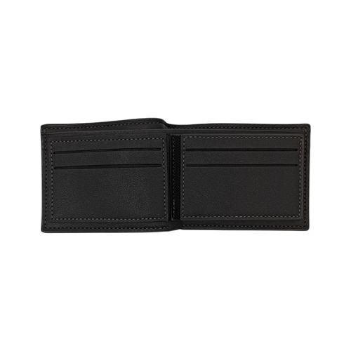 Billetera bifold en color negro para hombre