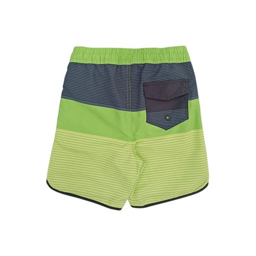 Bermuda color verde con diseño de Minecraft para niño