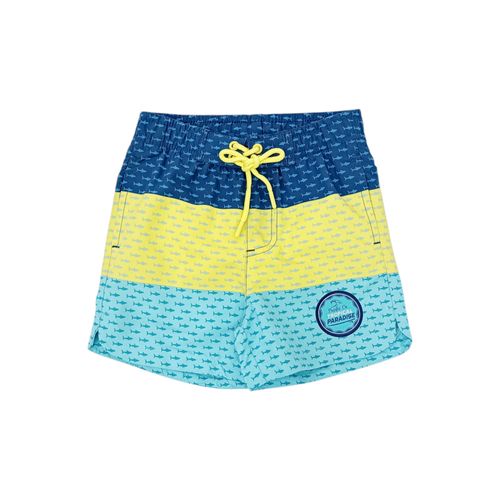 Bermuda en multicolor con diseño estampado para niño