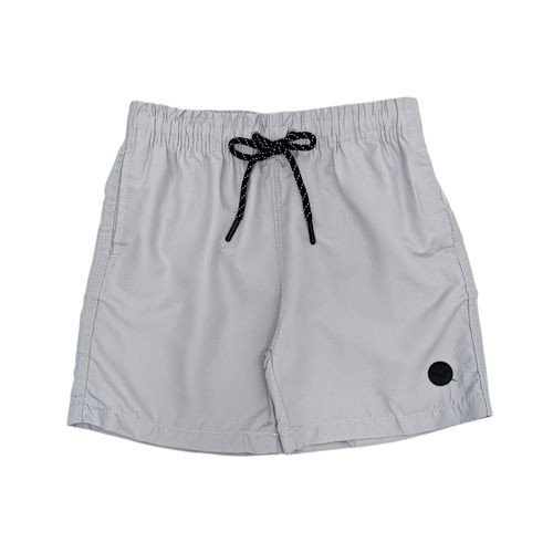 Bermuda color gris con diseño sólido para niño