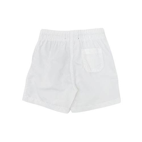 Bermuda color blanco con diseño sólido para niño