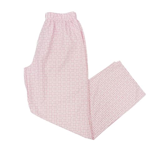 Pantalón de pijama en color rosa tipo satín para mujer