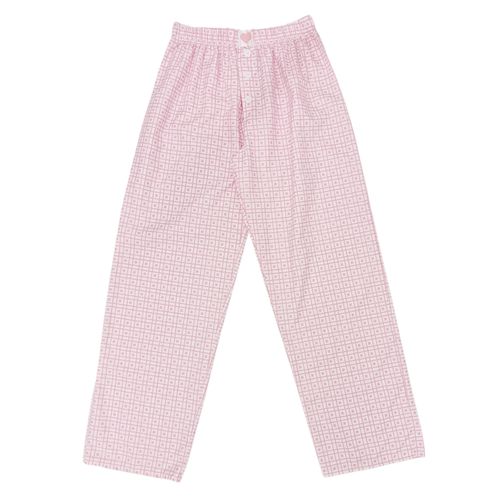 Pantalón de pijama en color rosa tipo satín para mujer