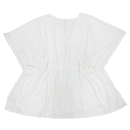 Salida de baño color blanco con ajuste de laza para mujer