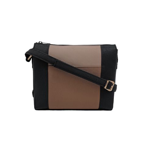 Crossbody en bicolor diseño con textura para mujer