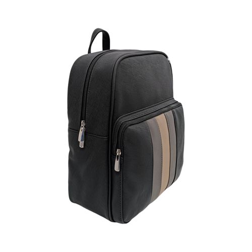 Backpack color negro diseño con textura para mujer