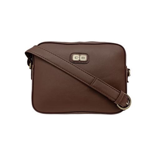 Crossbody color café oscuro para mujer
