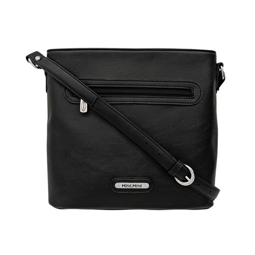 Crossbody color negro diseño con textura para mujer