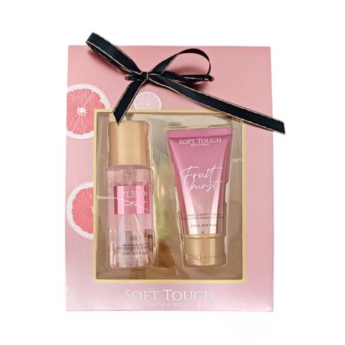 Set fragancia y crema corporal Soft Touch Fruit Burst