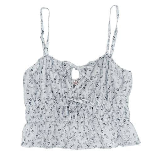 Blusa color celeste escote en V de tirantes para mujer