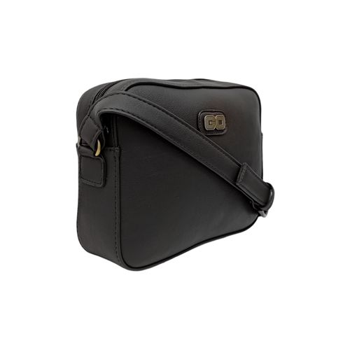 Crossbody color negro diseño con textura para mujer