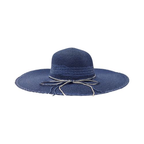 Sombrero con textura color azul para mujer