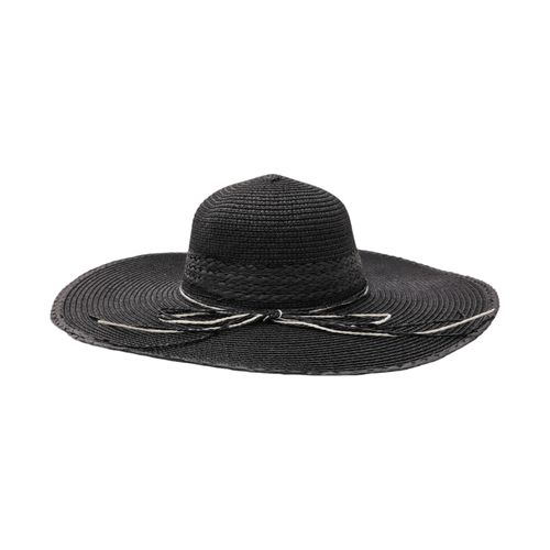 Sombrero con textura color negro para mujer