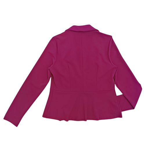 Blazer color burgundy diseño con textura para mujer