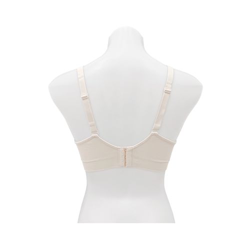 Brasier color beige escote en V sin varillas para mujer