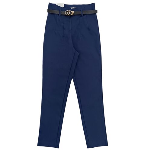 Pantalón skinny color azul con estilo casual para mujer