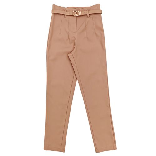 Pantalón skinny color café con estilo casual para mujer