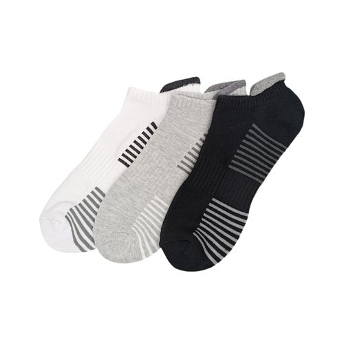 Set de 3 pares de punteras en multicolor para hombre