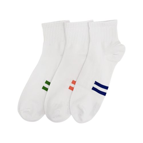 Set de 3 pares de calcetines color blanco para hombre