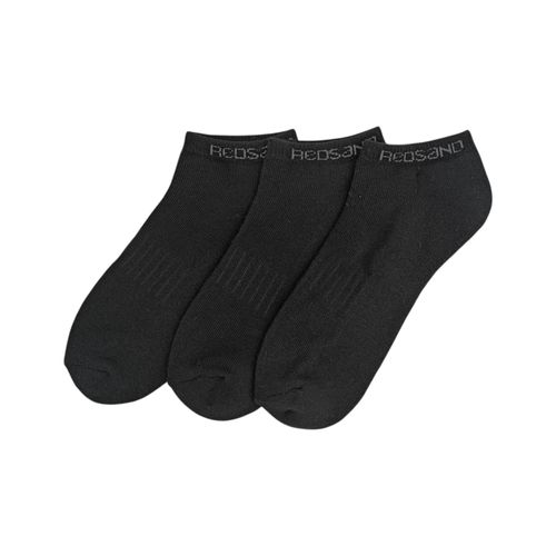Set de 3 pares de punteras color negro para hombre