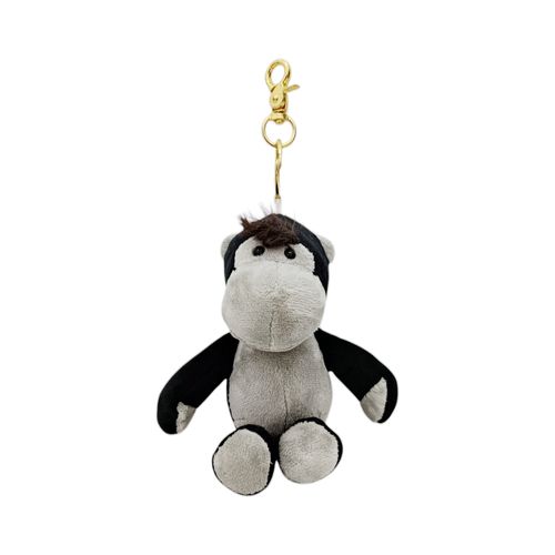 Llavero de peluche en bicolor