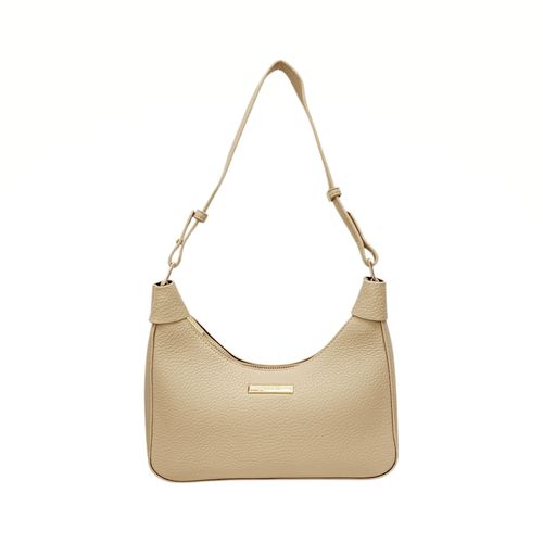 Cartera Hobo color beige de estilo casual para mujer