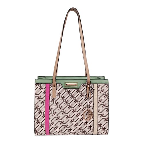 Cartera shopper multicolor con estampado de Carven para mujer