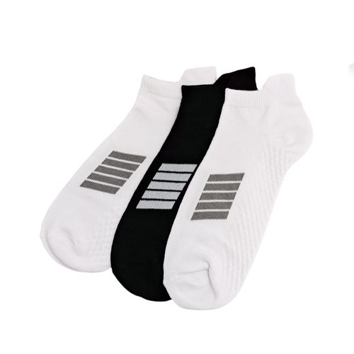 Set de 3 punteras multicolor con detalle para hombre