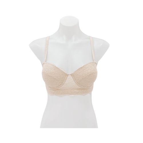 Brasier de encaje en color beige surtido en copa b y c para mujer