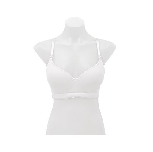 Brasier liso en color blanco surtido en copa B para mujer