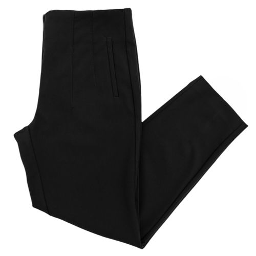 Pantalón casual ankle color negro para mujer