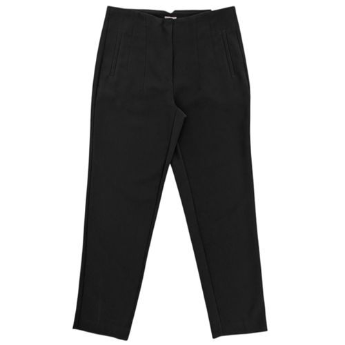 Pantalón casual ankle color negro para mujer
