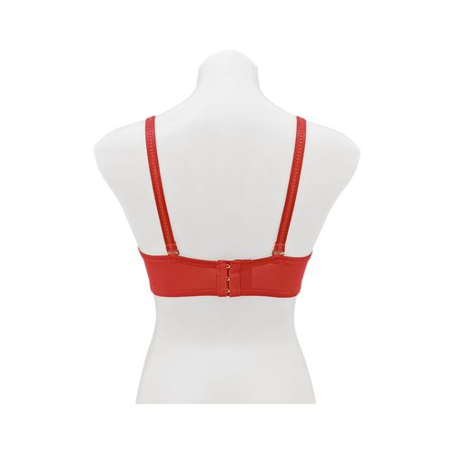 Brasier de color rojo surtido en copa C con detalle para mujer