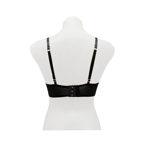 Brassier push up de encaje en color negro para mujer