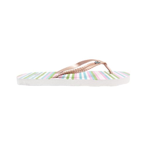 Sandalias de playa en multicolor diseño rayado para mujer