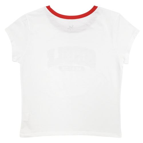 Camiseta bicolor de estilo juvenil para mujer