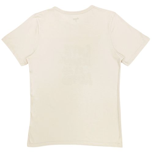 Camiseta color ivory estampada alusiva a san Valentín para mujer