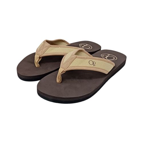 Sandalias de playa color café diseño con textura para hombre