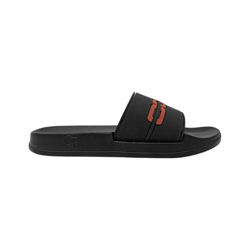 Sandalias de playa rojo con estilo tipo slide para hombre