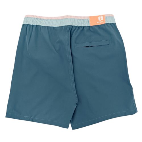 Calzoneta de baño ajustable color azul para hombre