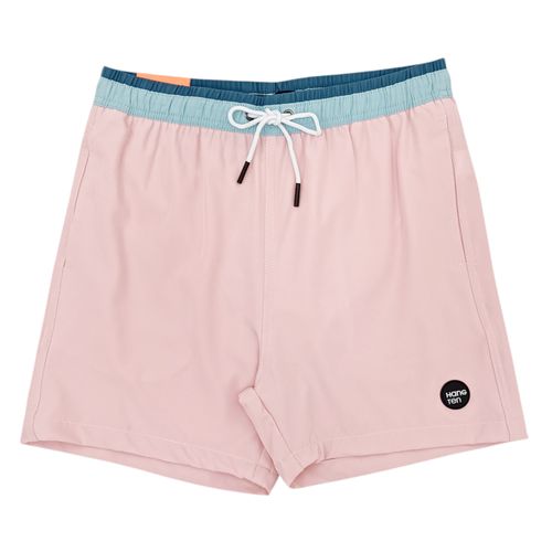 Calzoneta de baño ajustable color rosa para hombre