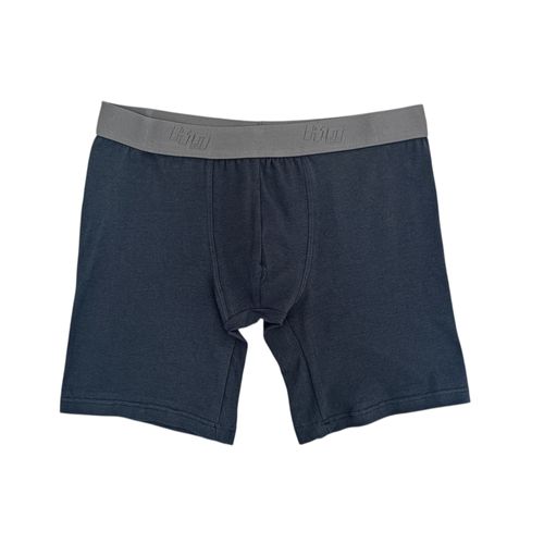 Bóxer clásico color negro de tallaje largo para hombre